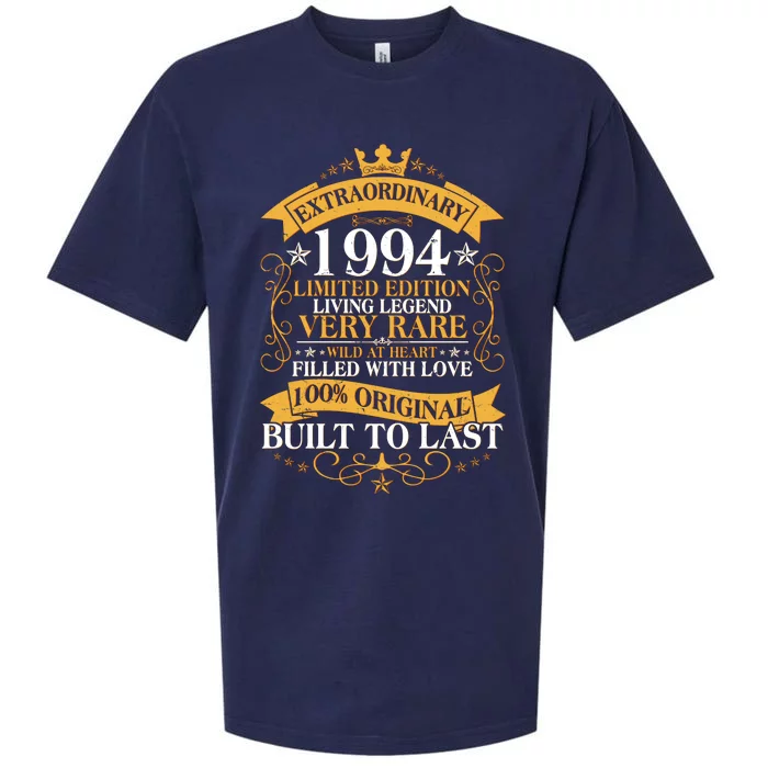 Extraordinary 1994 Limited Edition Built To Last 30th Birthday Sueded Cloud Jersey T-Shirt