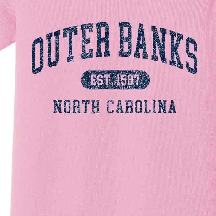 Est 1587 Obx North Carolina Nc Baby Bodysuit