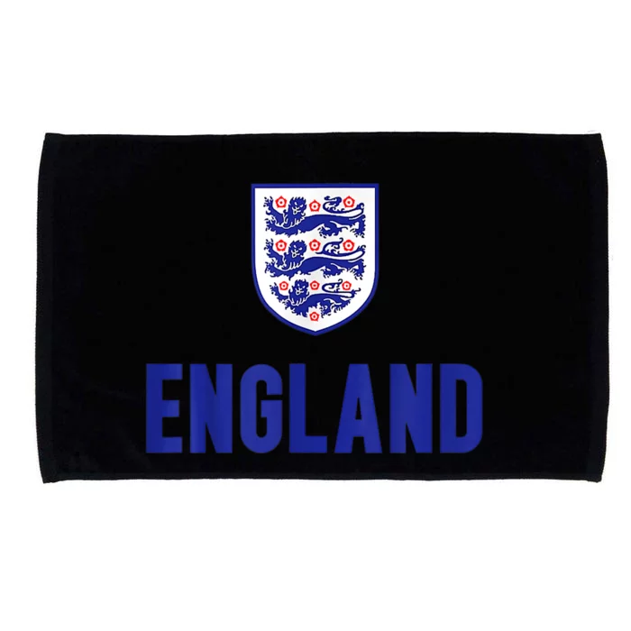 England 1982 Soccer Team Jersey British Three Heraldic Lions Microfiber Hand Towel