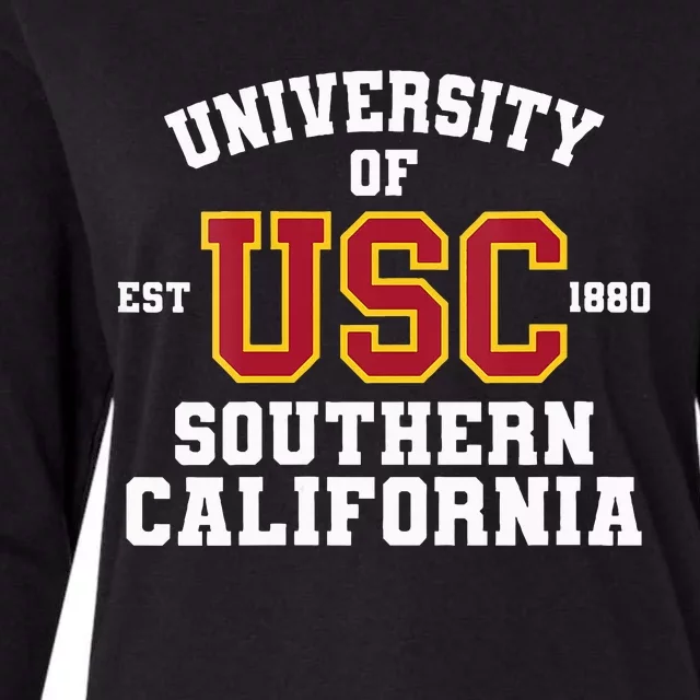 Est 1880 U.N.I.V.E.R.S.I.T.Y Of Southern California Womens Cotton Relaxed Long Sleeve T-Shirt