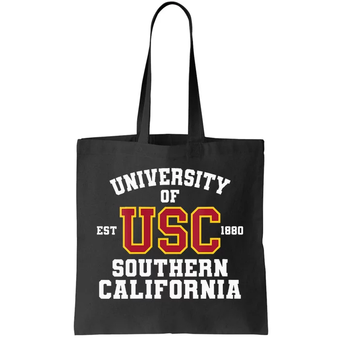 Est 1880 U.N.I.V.E.R.S.I.T.Y Of Southern California Tote Bag