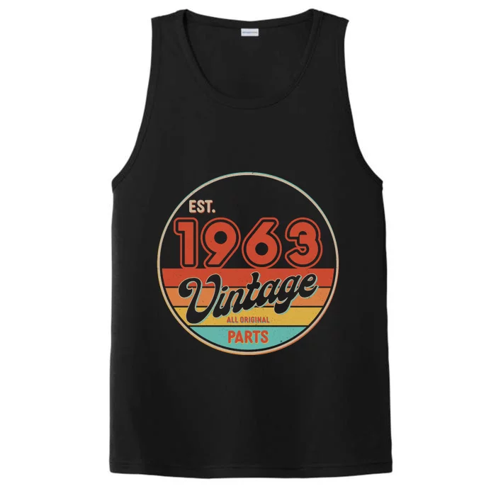 Est 1963 Vintage All Original Parts 60th Birthday Emblem Performance Tank