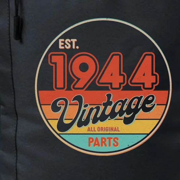 Est 1944 Vintage All Original Parts 80th Birthday Emblem Daily Commute Backpack