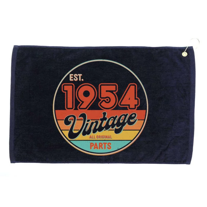 Est 1954 Vintage All Original Parts 70th Birthday Emblem Grommeted Golf Towel