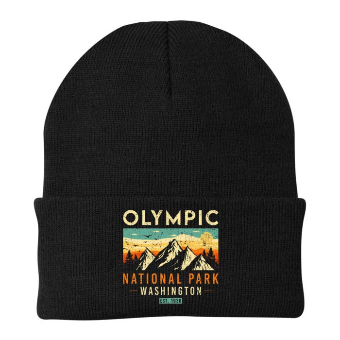 Est 1938 Washington Retro National Park Knit Cap Winter Beanie