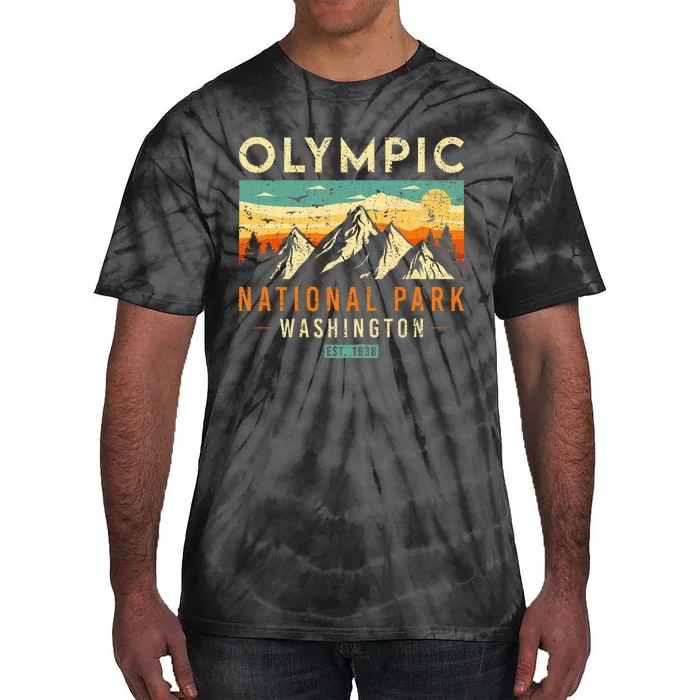 Est 1938 Washington Retro National Park Tie-Dye T-Shirt