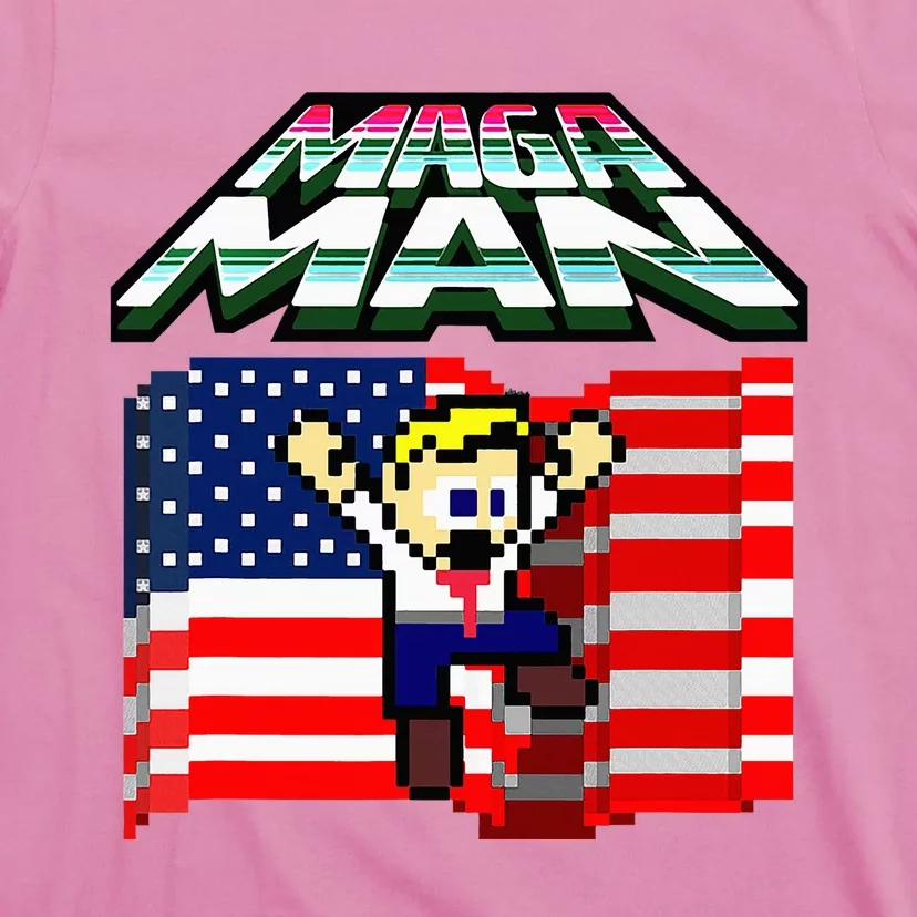 Election 2024 American Flag Maga Man T-Shirt