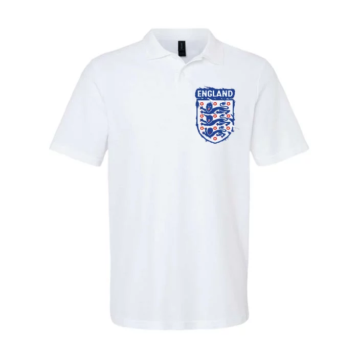 England 2024 English 2024 England Fan Softstyle Adult Sport Polo