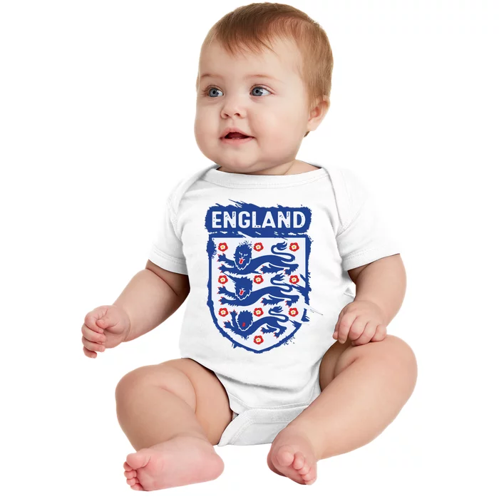 England 2024 English 2024 England Fan Baby Bodysuit