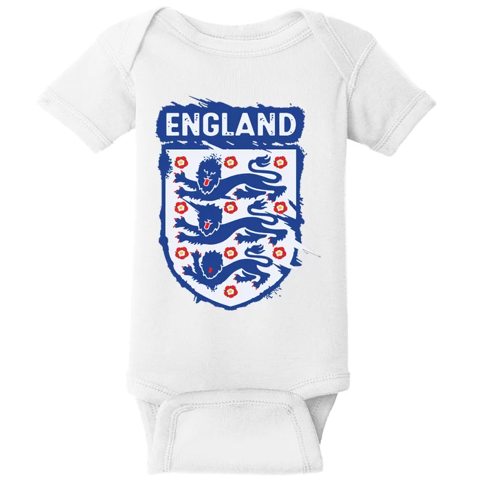 England 2024 English 2024 England Fan Baby Bodysuit