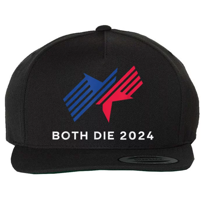 Election 2024 FunnyBoth Die 2024 New Plan Though Wool Snapback Cap