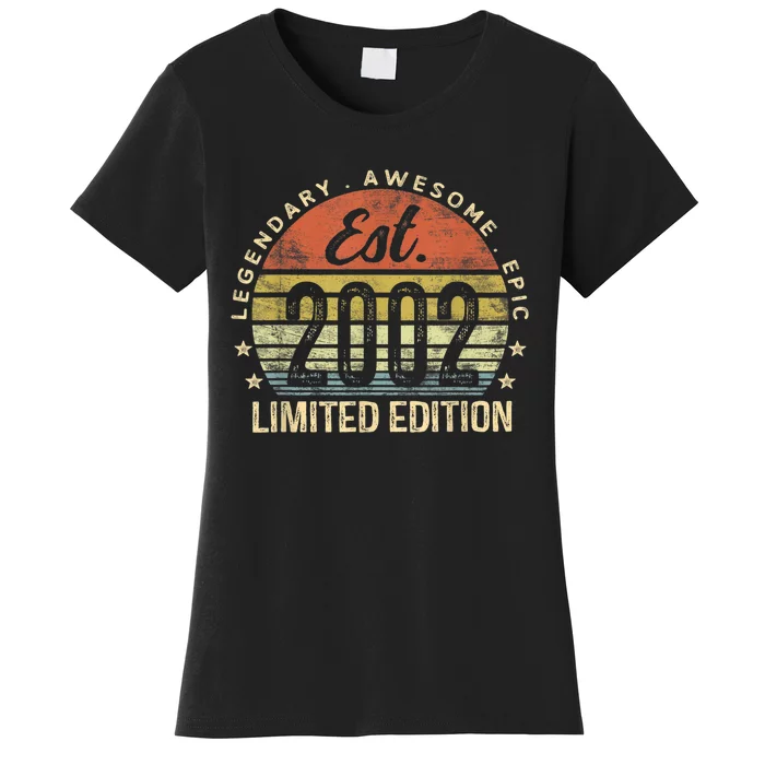 Est 2002 Limited Edition 21st Birthday Gifts 21 Year Old Women's T-Shirt