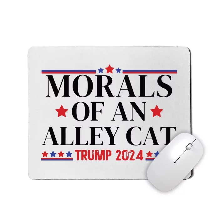 Election 2024 Morals Of An Alley Cat Political Debate Take America Back Maga Mousepad