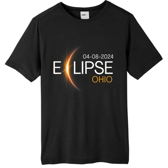 Eclipse 2024 Ohio Solar Totality Eclipse Ohio Solar 2024 ChromaSoft Performance T-Shirt