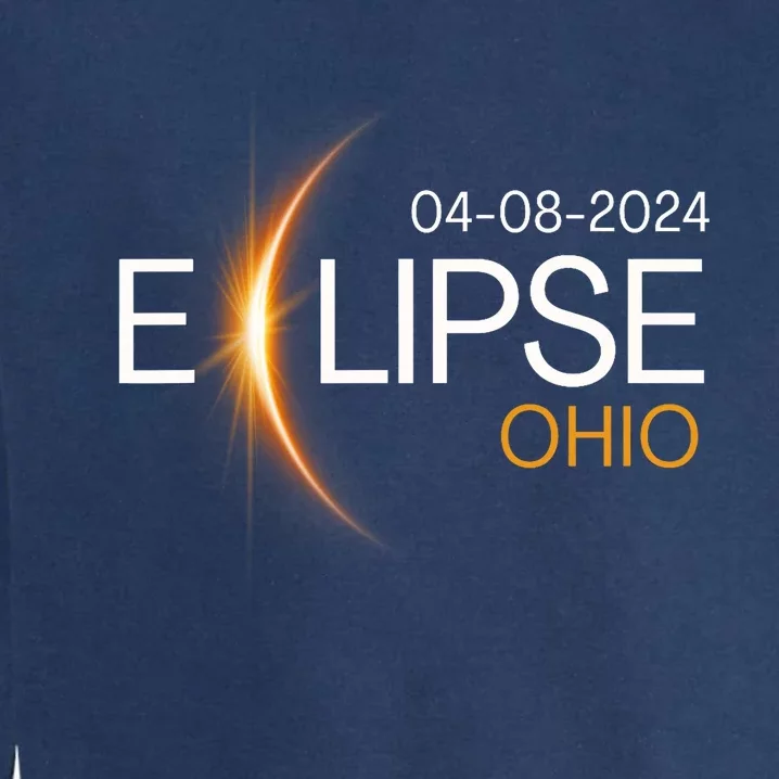 Eclipse 2024 Ohio Solar Totality Eclipse Ohio Solar 2024 Garment-Dyed Sweatshirt