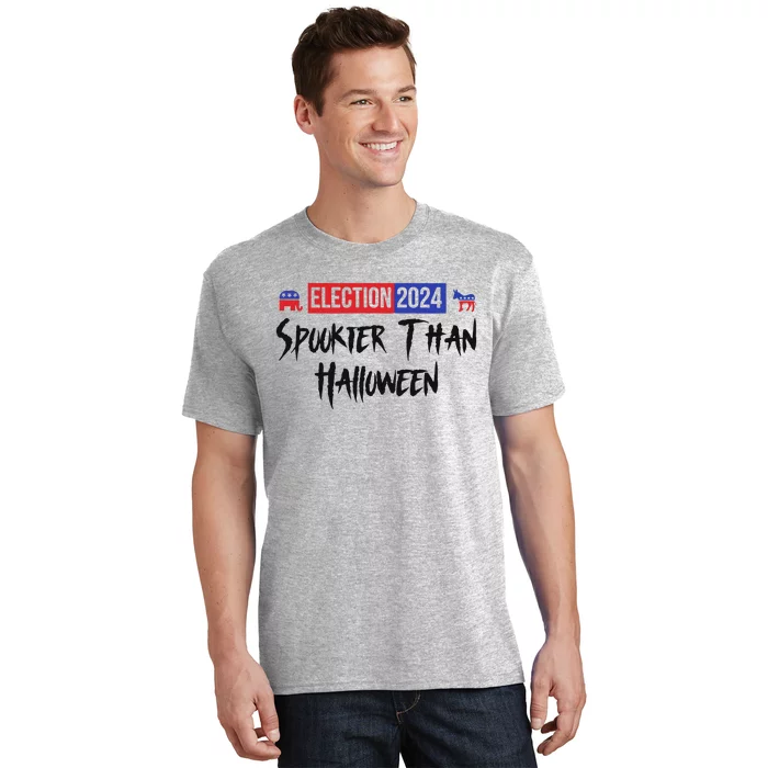 Election 2024 Spookier Than Halloween Political T-Shirt