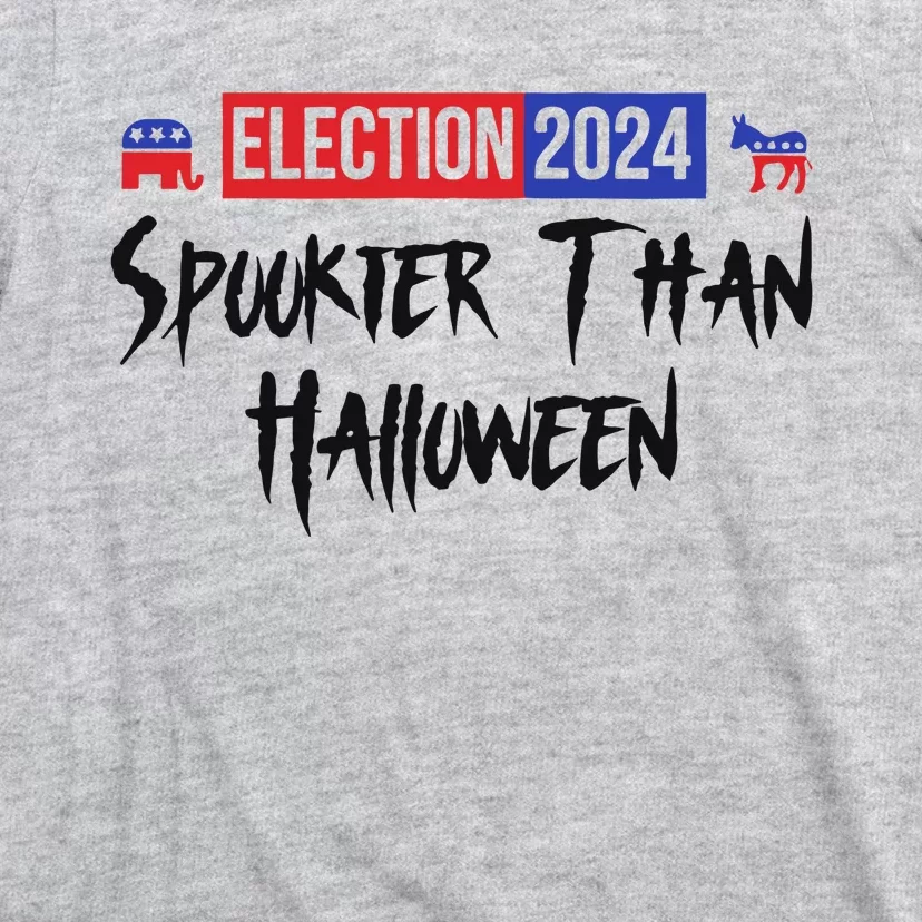 Election 2024 Spookier Than Halloween Political T-Shirt