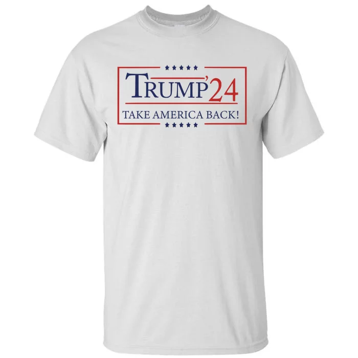 Election 2024 Trump Take America Back Tall T-Shirt