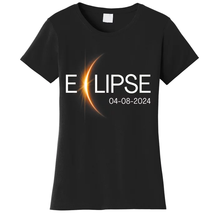 Eclipse 2024 Totality Eclipse Solar 2024 Women's T-Shirt