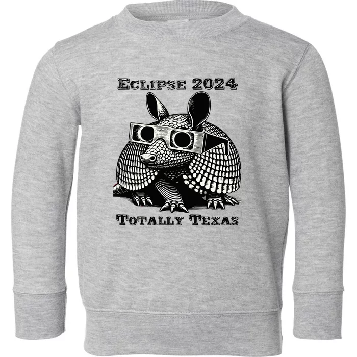 Eclipse 2024 Totally Texas Toddler Sweatshirt