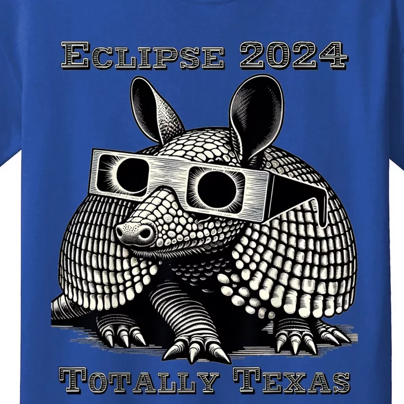 Eclipse 2024 Totally Texas Kids T-Shirt