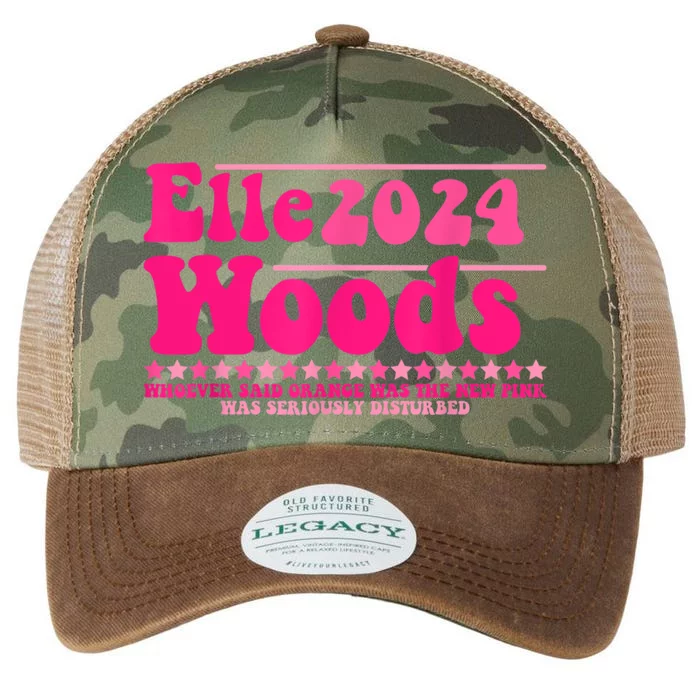 Elle 2024 Woods Funny Pink Legacy Tie Dye Trucker Hat