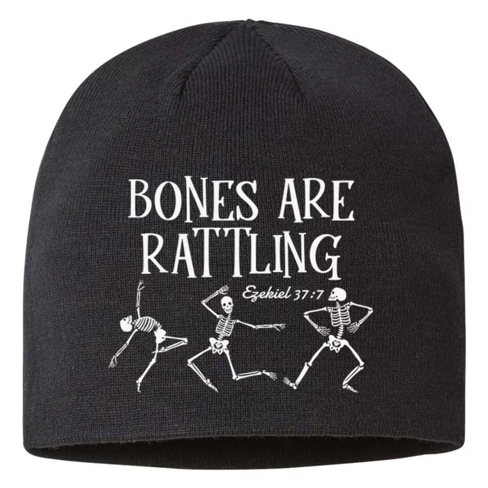 Ezekiel 37 Bones Come To Life Live Again Rattling Christian 8 1/2in Sustainable Knit Beanie