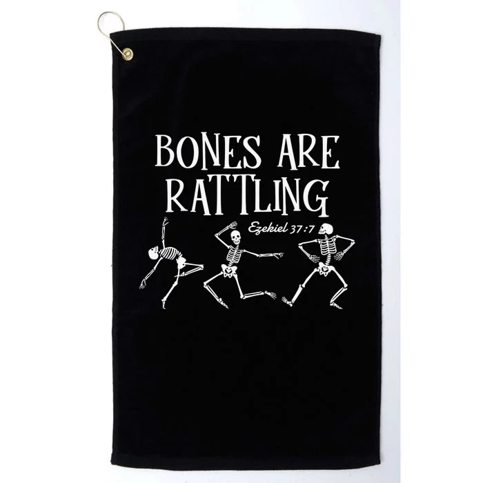 Ezekiel 37 Bones Come To Life Live Again Rattling Christian Platinum Collection Golf Towel