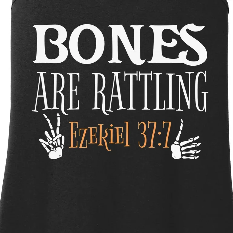 Ezekiel 37 Bones Come To Life Live Again Rattling Christian Ladies Essential Tank