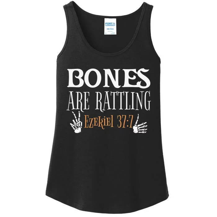 Ezekiel 37 Bones Come To Life Live Again Rattling Christian Ladies Essential Tank