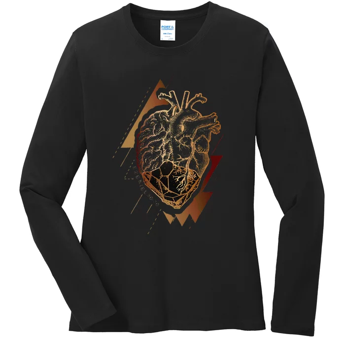 Ezekiel 3626 Heart Of Flesh Bible Verse Christian Faith Ladies Long Sleeve Shirt