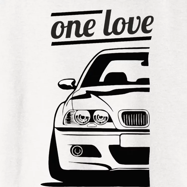 E46 3 Series One Love One Life Women's Crop Top Tee