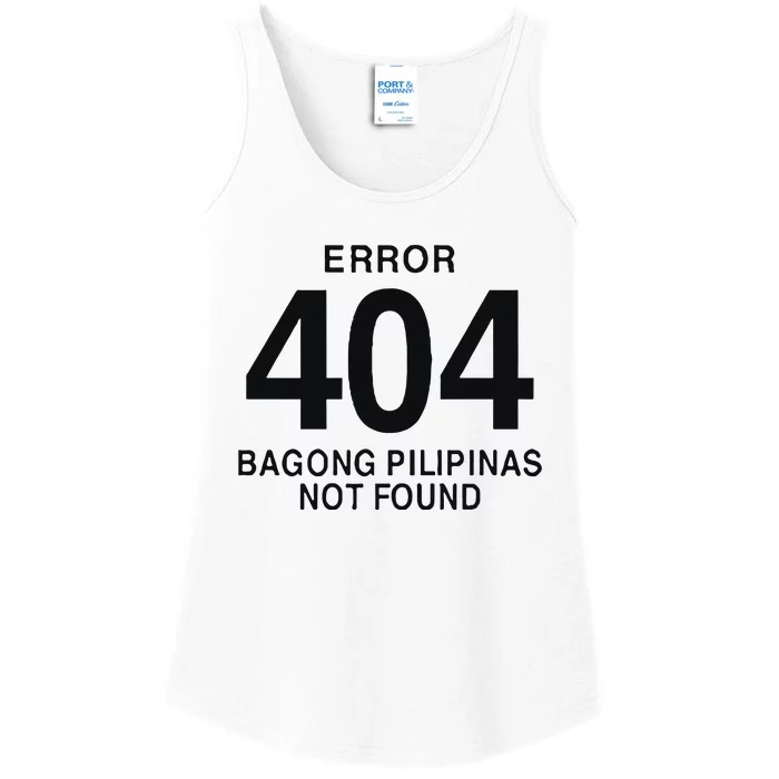 Error 404 Bagong Pilipinas Not Found Attractive Ladies Essential Tank