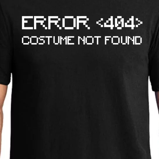 Error 404 Costume Not Found Funny Halloween Pajama Set