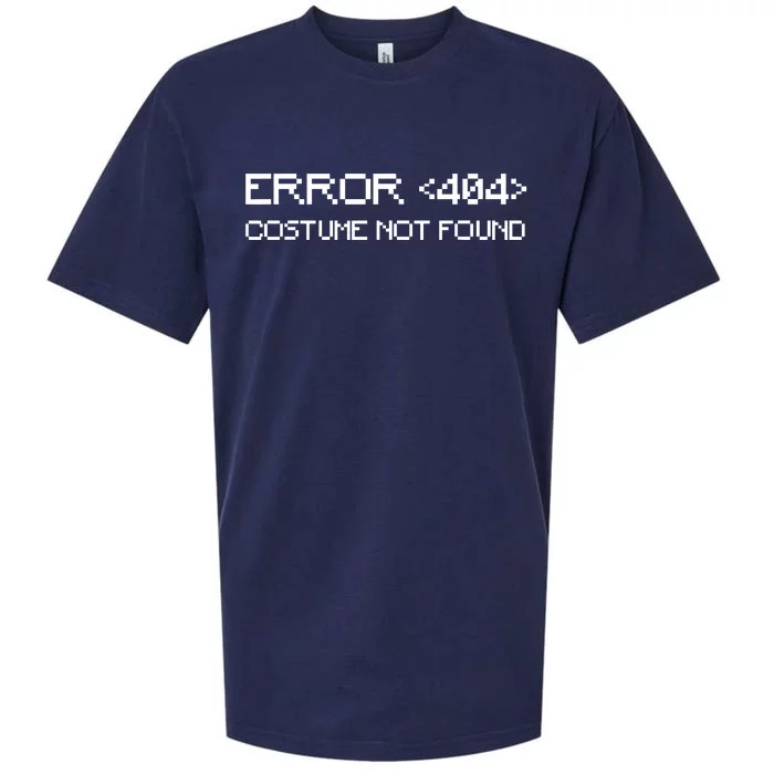 Error 404 Costume Not Found Funny Halloween Sueded Cloud Jersey T-Shirt