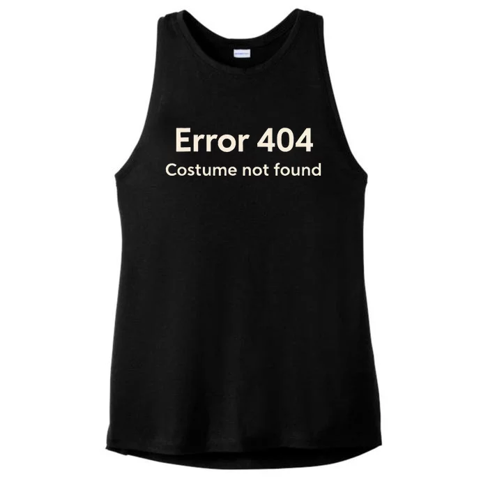 Error 404 Costume Not Found Ladies Tri-Blend Wicking Tank