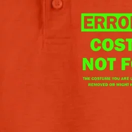 Error 404 Costume Not Found Halloween Matching Dry Zone Grid Performance Polo