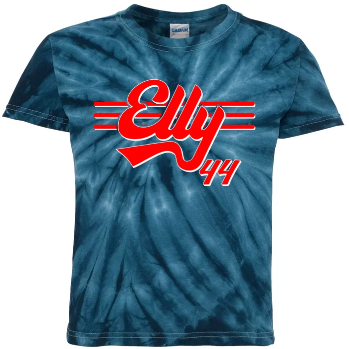 Elly 44 Cincinnati Baseball Kids Tie-Dye T-Shirt