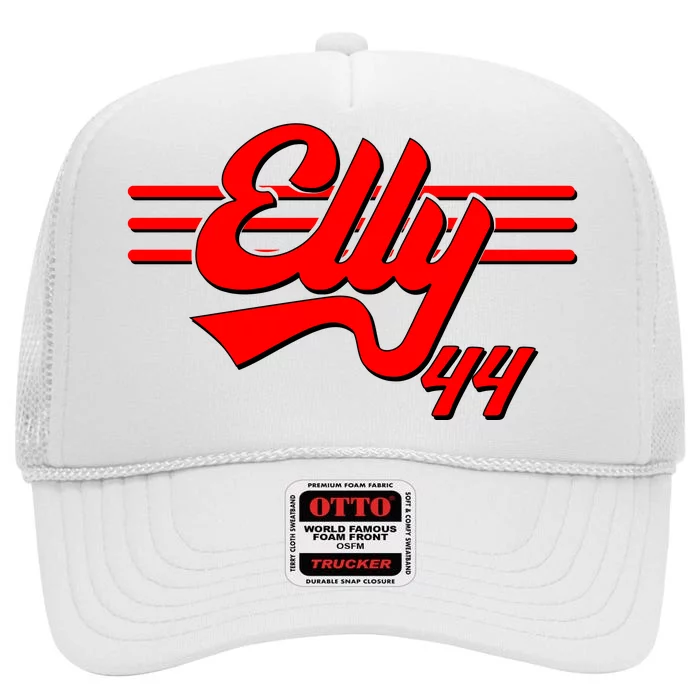 Elly 44 Cincinnati Baseball High Crown Mesh Trucker Hat