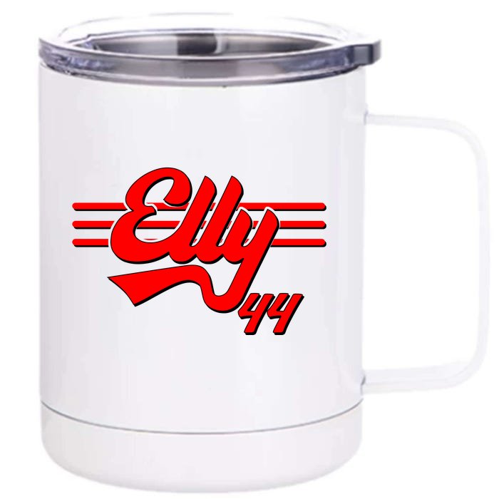 Elly 44 Cincinnati Baseball Front & Back 12oz Stainless Steel Tumbler Cup