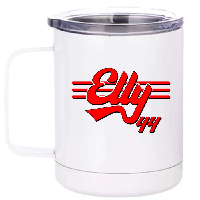 Elly 44 Cincinnati Baseball Front & Back 12oz Stainless Steel Tumbler Cup