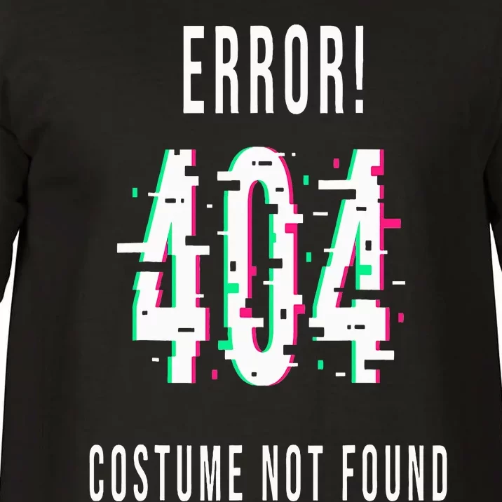 Error 404 Costume Not Found Funny Lazy Halloween Comfort Colors T-Shirt