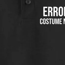 Error 404 Costume Not Found Funny Halloween Costume Dry Zone Grid Performance Polo