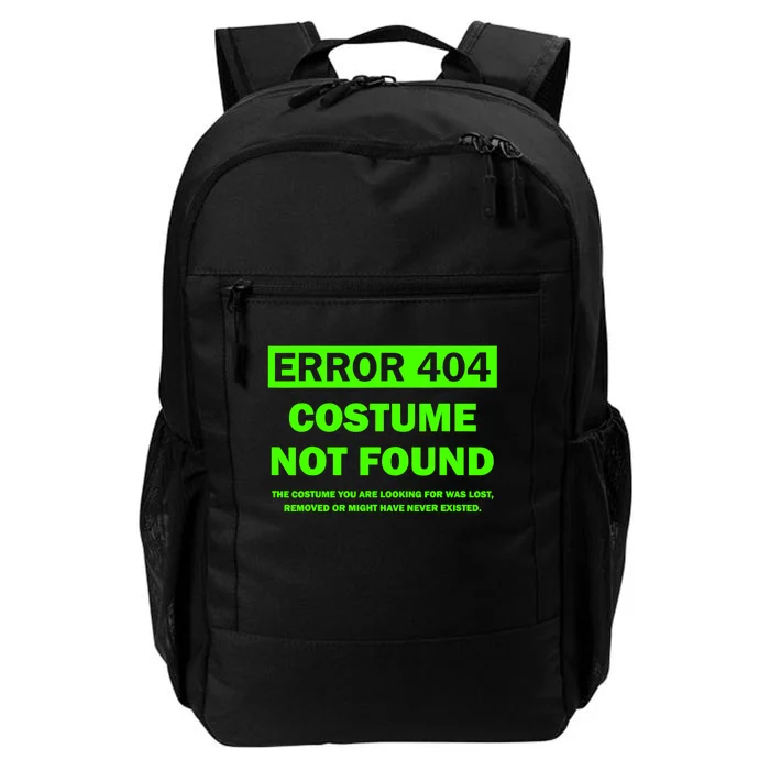 Error 404 Costume Not Found Halloween Matching Daily Commute Backpack