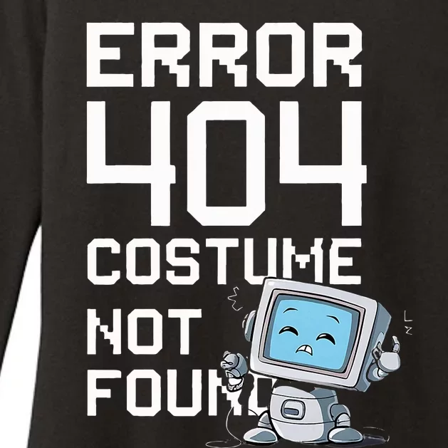 Error 404 Costume Not Found Halloween Geek Matching Womens CVC Long Sleeve Shirt