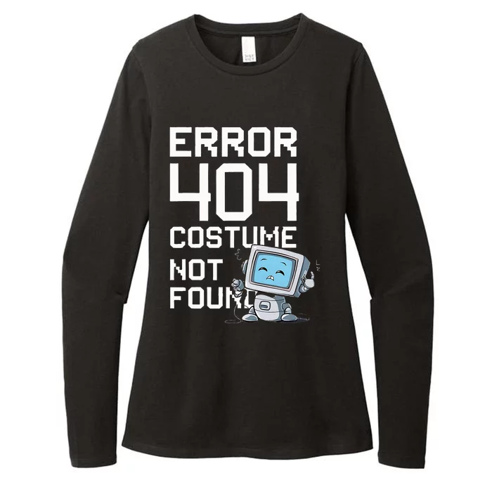 Error 404 Costume Not Found Halloween Geek Matching Womens CVC Long Sleeve Shirt