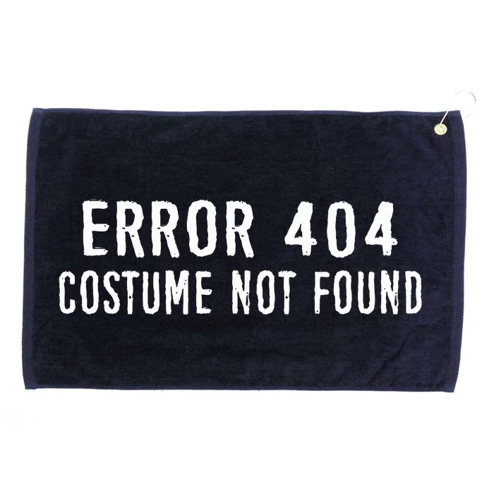 Error 404 Costume Not Found Funny Halloween Costume Grommeted Golf Towel