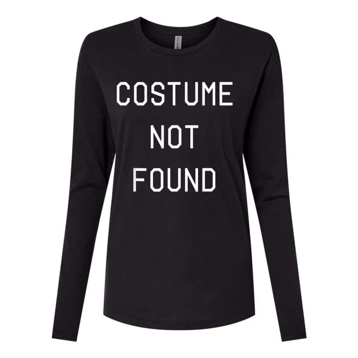 Error 404 Costume Not Found Funny Couples Matching Halloween Womens Cotton Relaxed Long Sleeve T-Shirt