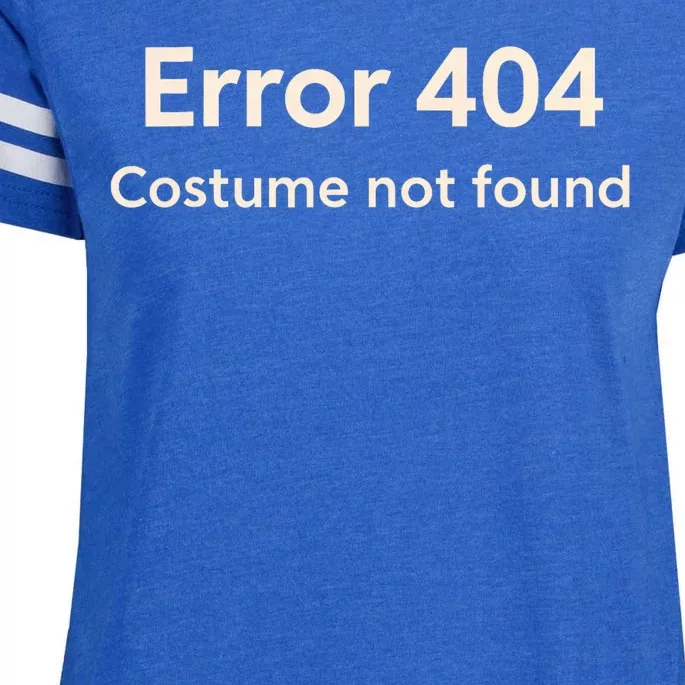 Error 404 Costume Not Found Enza Ladies Jersey Football T-Shirt