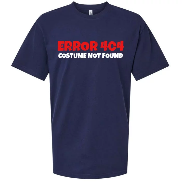 Error 404 Costume Not Found Nerds Halloween Costume Gift Sueded Cloud Jersey T-Shirt